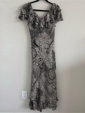 Eva Blue beaded dress